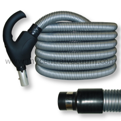 Comfort Grip Type Handle Central Vacuum System Hose with System On/Off Switch