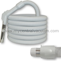 Pistol Grip Type Handle Central Vacuum System Replacement Hose with System On-Off Switch