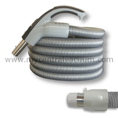 Elite Series Comfort Grip Handle Central Vacuum System Hose with System On-Off Switch