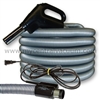 Gas Pump Handle Central Vacuum Hoses with Pigtail Power Cord and Two-Way Switch